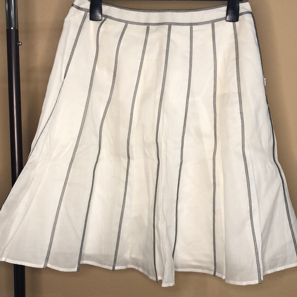 Talbots size 10, white skirt